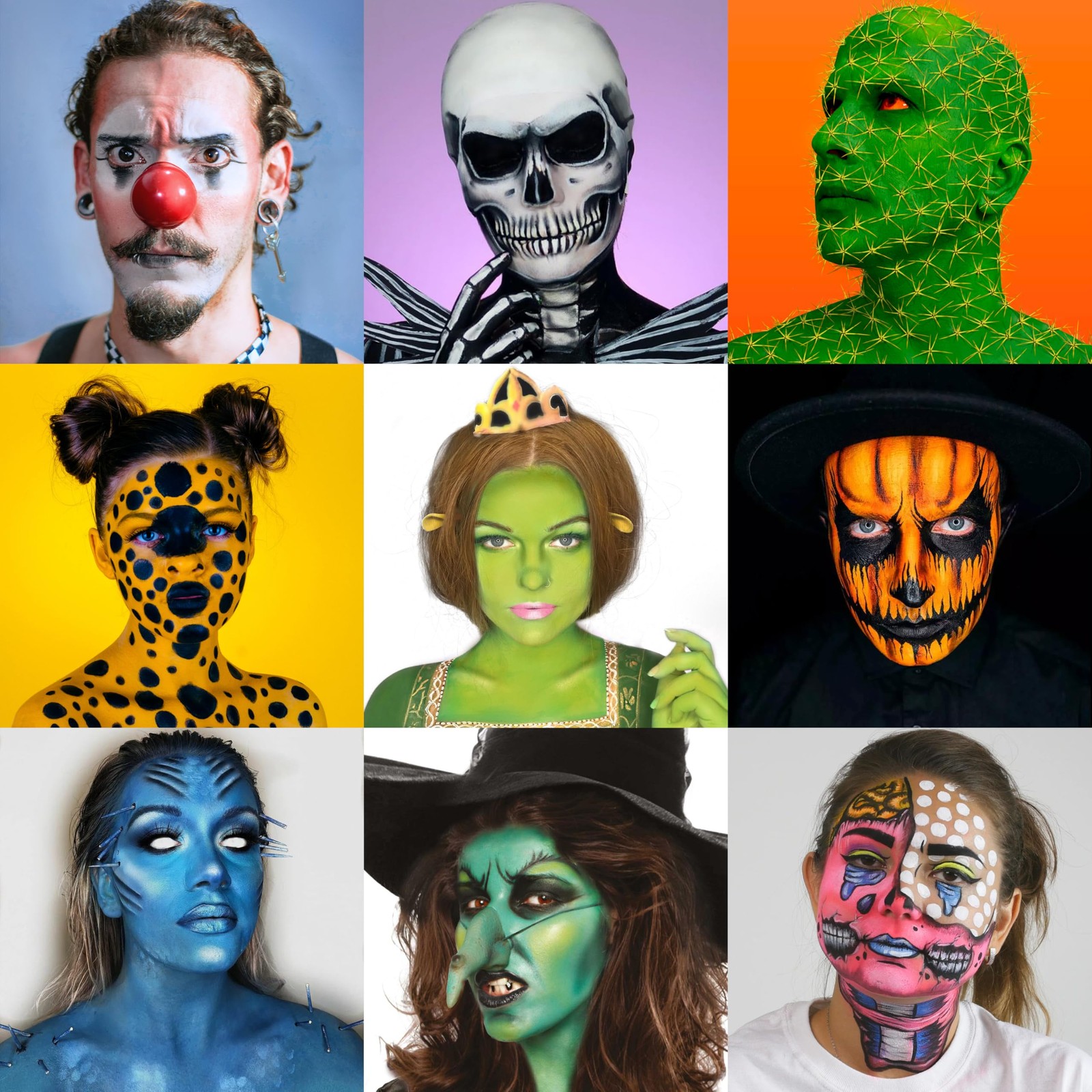 Professional 36 Colors Face Body Paint Kit, Largest Oil Based Hypoallergenic ...