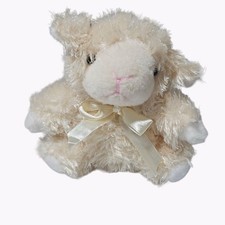 Dan Dee Lamb 5 inch Mini Plush Sheep Bow Easter Spring Stuffed Animal Toy
