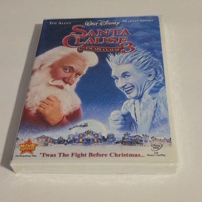 Walt Disney The Santa Clause 3: The Escape Clause DVD Tim Allen Martin Short