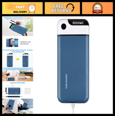 Lock Box for Phones with Timer - USB Charging, Adjustable Time, Portable, Reduce