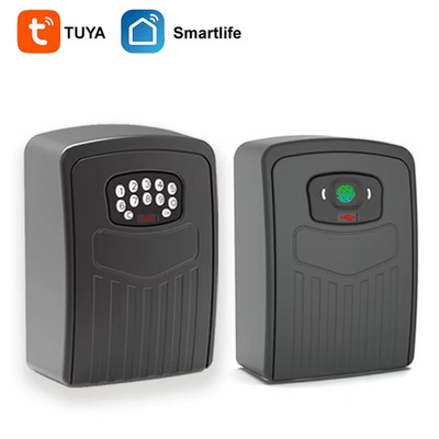 TUYA Fingerprint or Password Safe Key Box Bluetooth Storage Lock Box Smart Life 