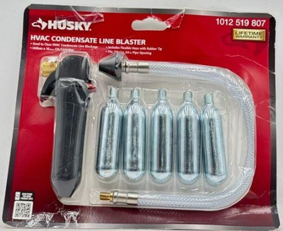 #ad Husky HVAC Condensate Line Blaster with 5 Cartridges $22.30