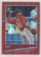 2020 Panini Donruss Optic FOTL FOTL Red Pandora Prizm 41/79 Juan Soto #161 h3a