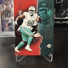 Panini Chronicles Raekwon Davis RC Rookie Miami Dolphins NFL Football Card #13. rookie card picture