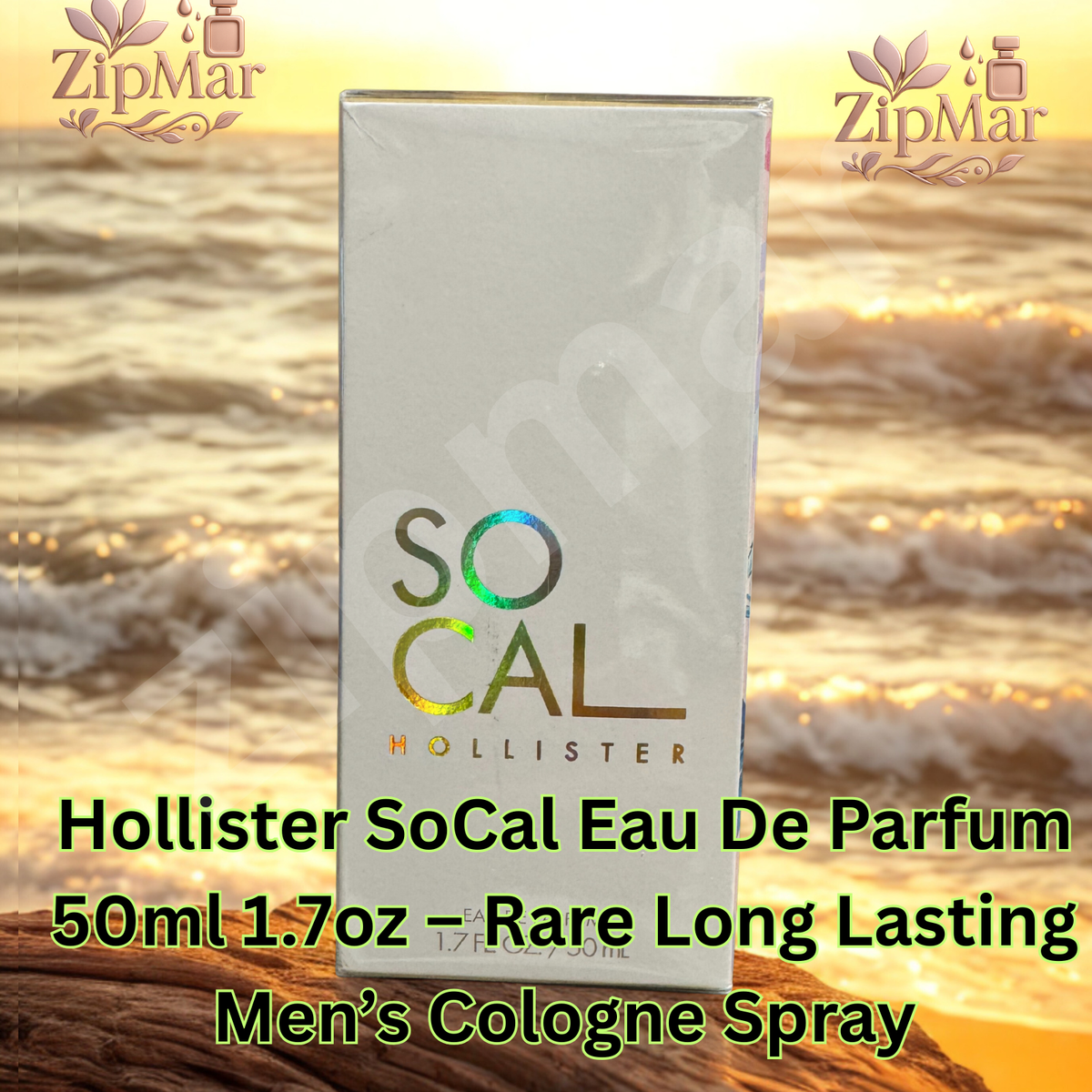 Brand New Hollister SoCal Eau de Parfum Spray Fragrance 1.7floz