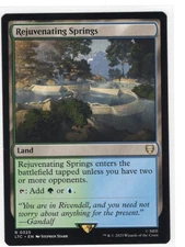 Rejuvenating Springs | Regular | NM | MTG | 0325 | Rare | LTC -Lord of the Rings