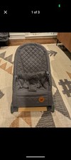 ANGELBLISS Baby Bouncer, Portable Seat for Infants Natural Vibrations Dark Grey