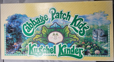 Vintage Brettspiel Cabbage Patch Kuschel Kids Kinder Parker 1884 Unvollständig