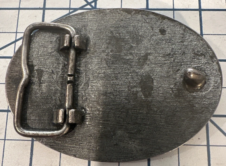 Cruz Vaquera Hebilla Cinturón Western Religioso Cristiano De Colección Foto 3 de 4