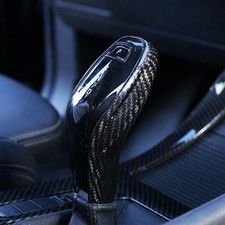 Real Carbon Fiber Car Gear Shift Knob Cover Trim For Bmw X1 X2 2020-2021 1pcs