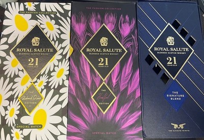 Royal Salute 21 Year Signature Blend & Limited Edition Boxes and Bottle Lot