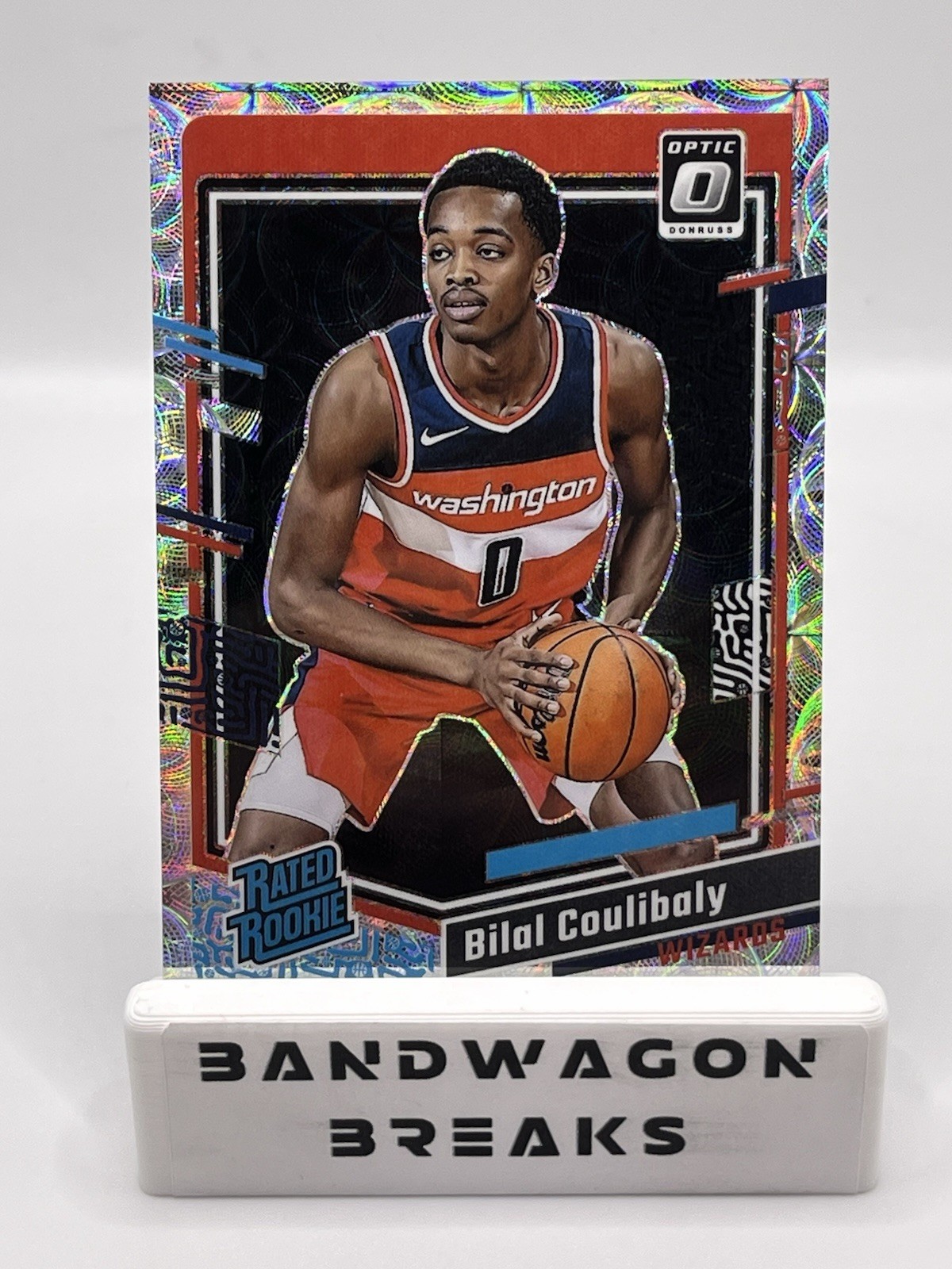 Bilal Coulibaly 2023-24 Optic Rated Premium Box Set Rookie /249 RC Wizards