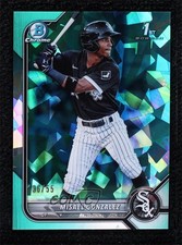 2022 Bowman Sapphire Edition Chrome Prospects Aqua 36/55 Misael Gonzalez 0u2j