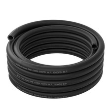 5/16 Fuel Hose 10FT SAE 30R9 300PSI Push Lock NBR Rubber Black Fuel Hose 16