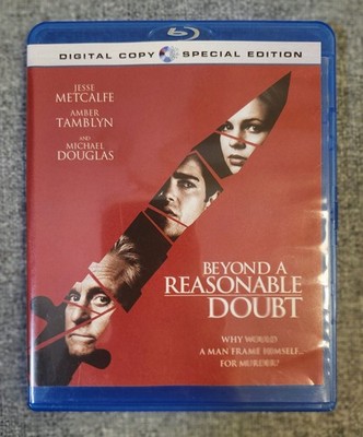 Beyond a Reasonable Doubt Blu-ray Special Edition Michael Douglas Thriller