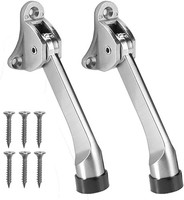 TüRfeststeller Set, Zinklegierung Metall TüRstopper, Kickdown-TüRstopp, 13 Cm