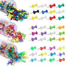 750Pcs Colorful Thumb Tacks, Push Pins Assorted Colors 750 Pcs