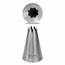 St&auml;dter Fine Line Star Spout Large Spout Garnish Spout Stainless Steel 12 mm
