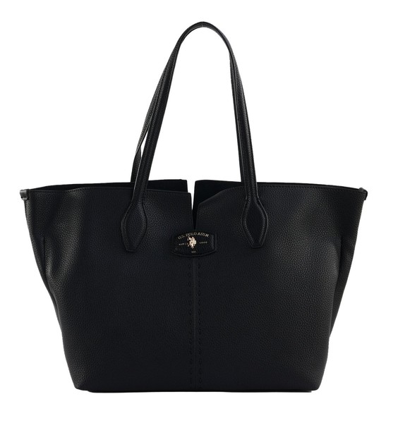 U.S. Polo Assn. Chestnut Shopping Bag Schultertasche Tasche Black Schwarz-image