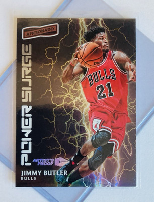 JIMMY BUTLER ~ 2016-17 Panini Aficionado #10 Power Surge ~ Artist's Proof
