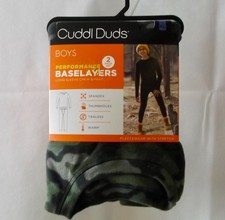 CUDDL DUDS BOYS PERFORMANCE FLEECE BASELAYERS CREW  PANT - X-LARGE 16/18 -NWT