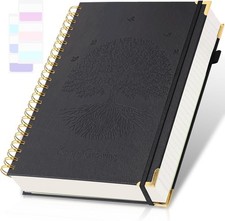 Notebook Journal, 8.5"" X 11"", 300 Pages College Ruled Notebook, Leather Journ