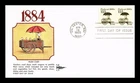 US COVER PUSHCART TRANSPORTATION SERIES FIRST DAY ISSUE GILL CRAFT CACHET