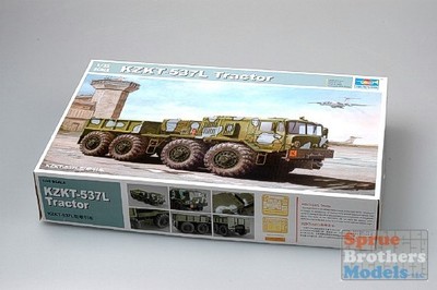 TRP01005 1:35 Trumpeter Soviet MAZ/KZKT-537L Cargo Truck #1005