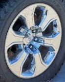 2019 Ram 1500 Oe Wheel New Style 6 Lug 20x9 Road 6 Spoke Solid Spoke Chrome