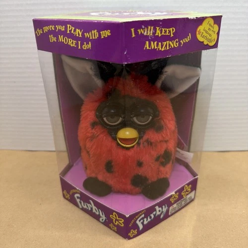 New Vintage 1999 Furby Red & Black Ladybug (70-800) – New In Box