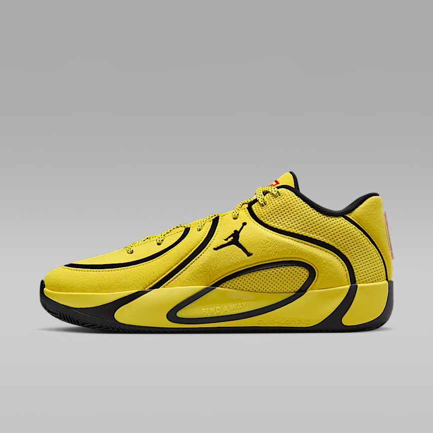 Nike Tatum 4 PF HQ4613-700 Sonic Yellow Black University Red Men's