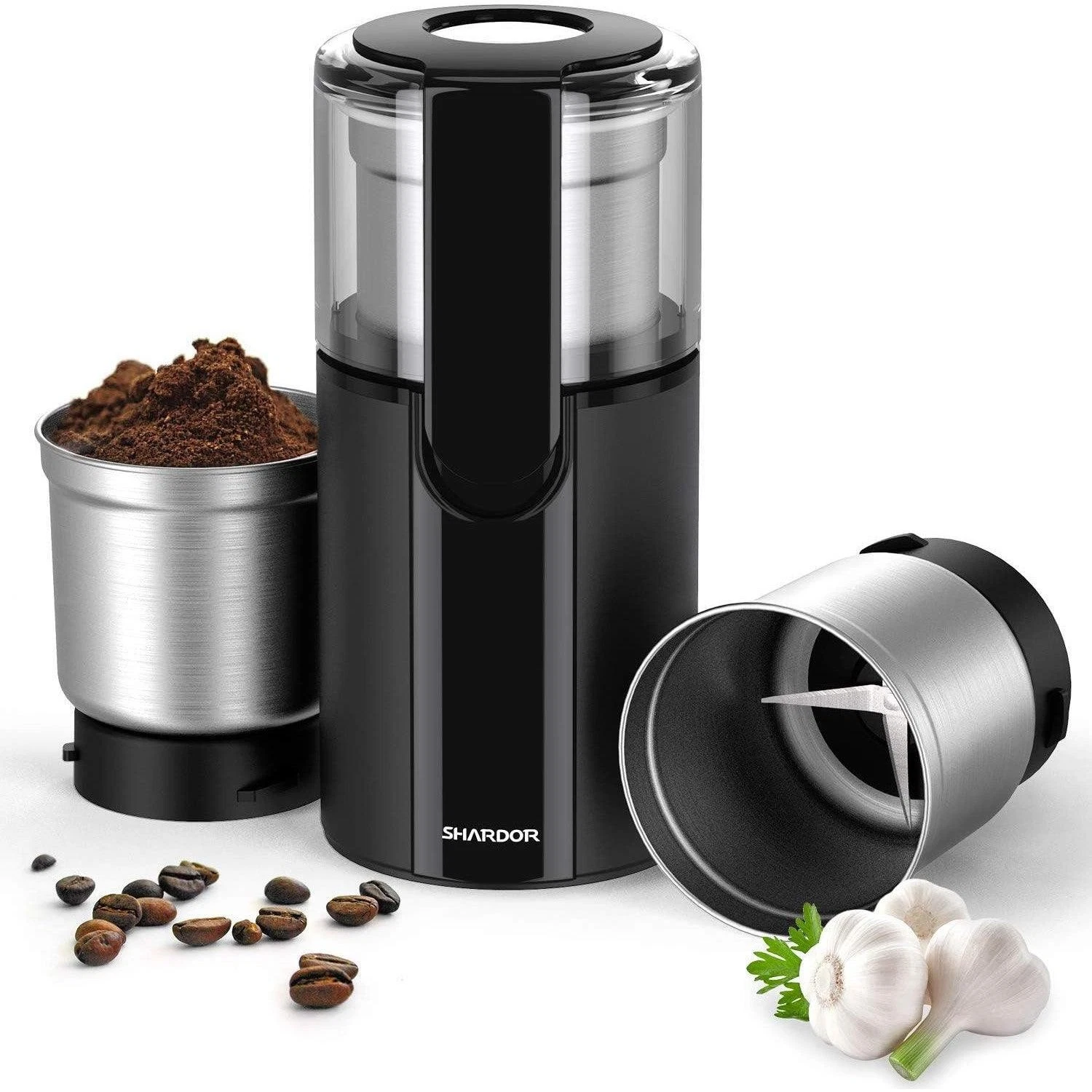 SHARDOR Electric Coffee and Spice Grinder 2 Bowls for Wet and Dry Grinding 70g
Opens in a new window