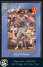 Mark McGwire 1991 Classic I #T73 NM-MT OR BETTER Oakland Athletics
