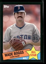 2020 Topps #85AS-21 Wade Boggs 1985 - 35th Anniversary All-Stars Black #/299