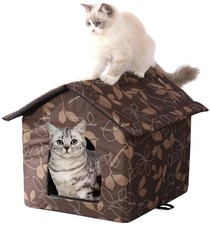 Cat Houses for Outdoor Cats Outdoor Houses for Feral Cats Dogs Cat House Cat ...