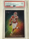 2022 Select Patrick Mahomes Color Wheel Gold Prizm PSA Mint 9 #’d 03/10 SSP