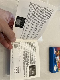 Short Order/Eggsplode NES Box Game and Manual!!  Authentic!  Nintendo