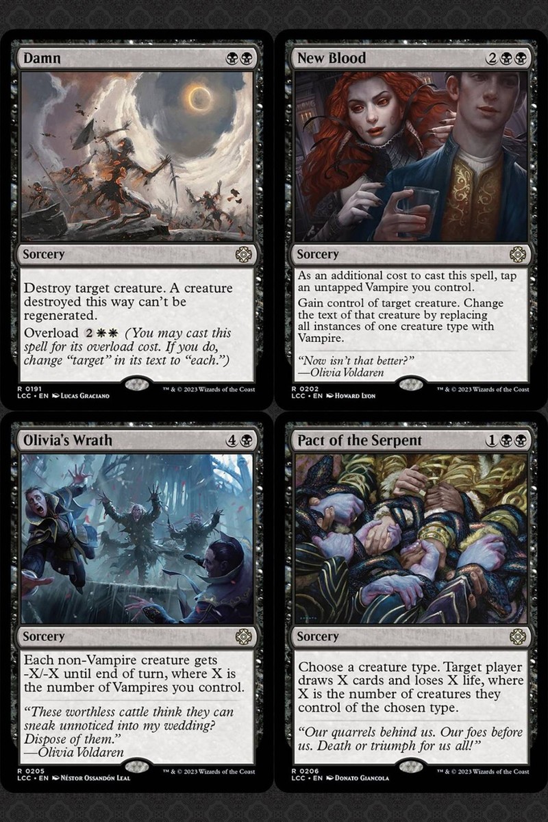 Edgar Markov VAMPIRES Commander EDH Deck (B/W/R) - MTG Magic