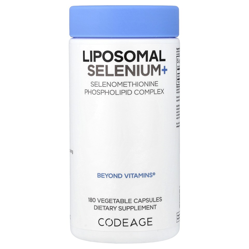Liposomal Selenium+, 180 Vegetable Capsules (200 mcg per Capsule)