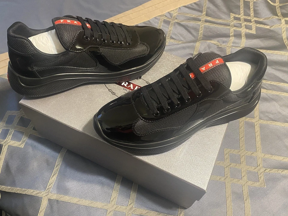 Zapatillas negras Prada Cup para hombre talla 44 Foto 3 de 4