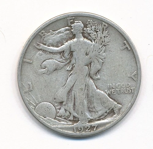 1927 S WALKING LIBERTY SILVER HALF DOLLAR