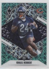 2021 Panini Phoenix Rookie Green Lazer 15/25 Khalil Herbert #189 0c6