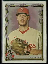 2023 Topps Allen & Ginter #165 Zack Wheeler Silver Portrait