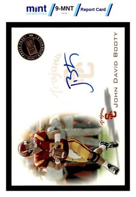 2008 PRESS PASS JOHN DAVID BOOTY PPS-JDB MCG 10 BRONZE RC AUTOGRAPH USC TROJANS