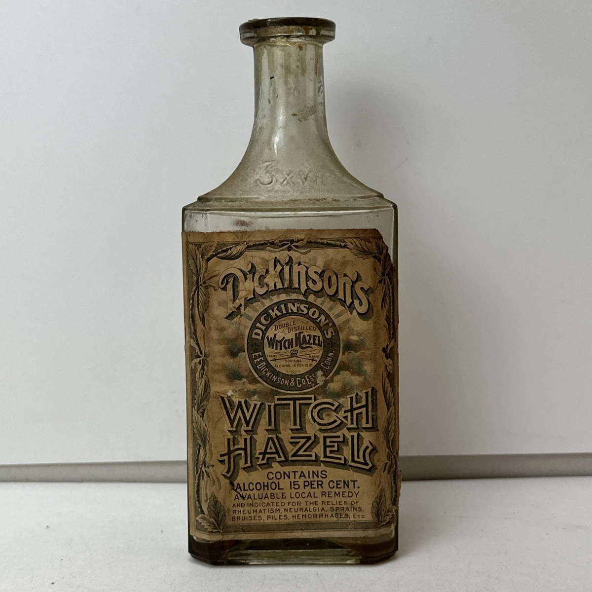 Medicine Bottle Label In Collectible Medicine Bottles 1900-Now for