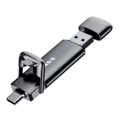 SSK 128 USB Dual Stick bis zu 550 MB/S - USB 3.2 Gen2 Typ USB A und C-SSD - NEU