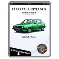Vw Golf 2 (83-92) Elektrische Anlage Elektrik Systeme Reparaturhandbuch Download
