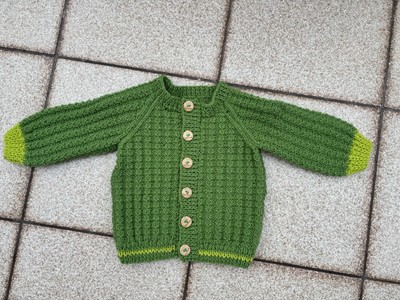 handgestrickte Baby Strickjacken 12-18 Monate