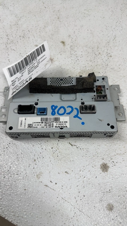 15 VOLVO V60 Info-gps-tv Screen (7' Display Center Dash Mounted) - Image 3 of 3