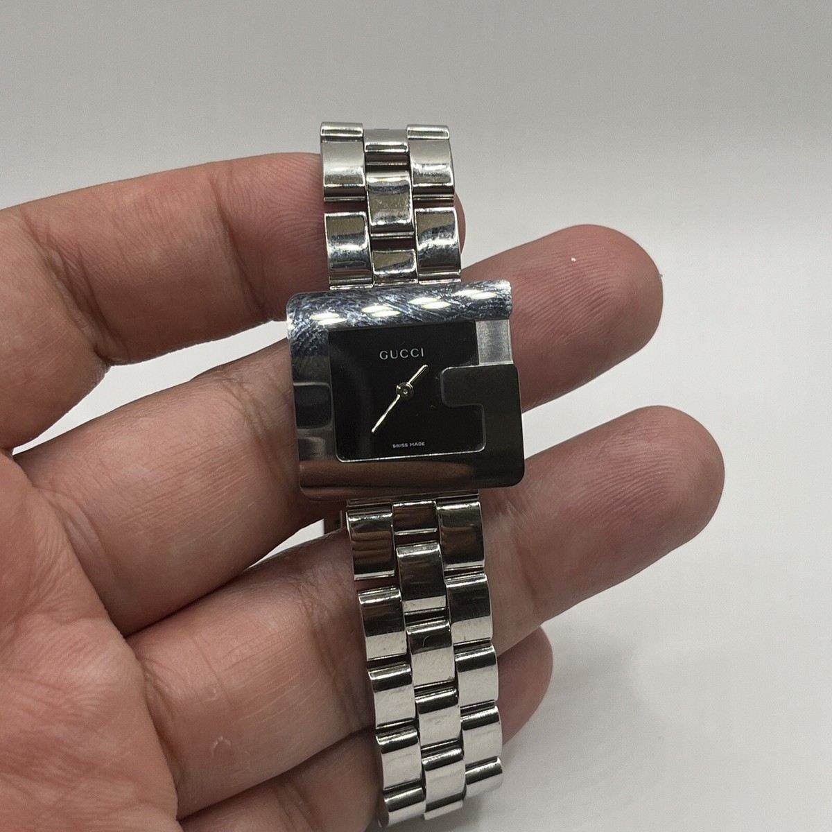 GUCCI 3600L Stainless Steel black Dial Quartz Ladies Watch GUCCI 3600L Stainless Steel black Dial Quartz Ladies Watch